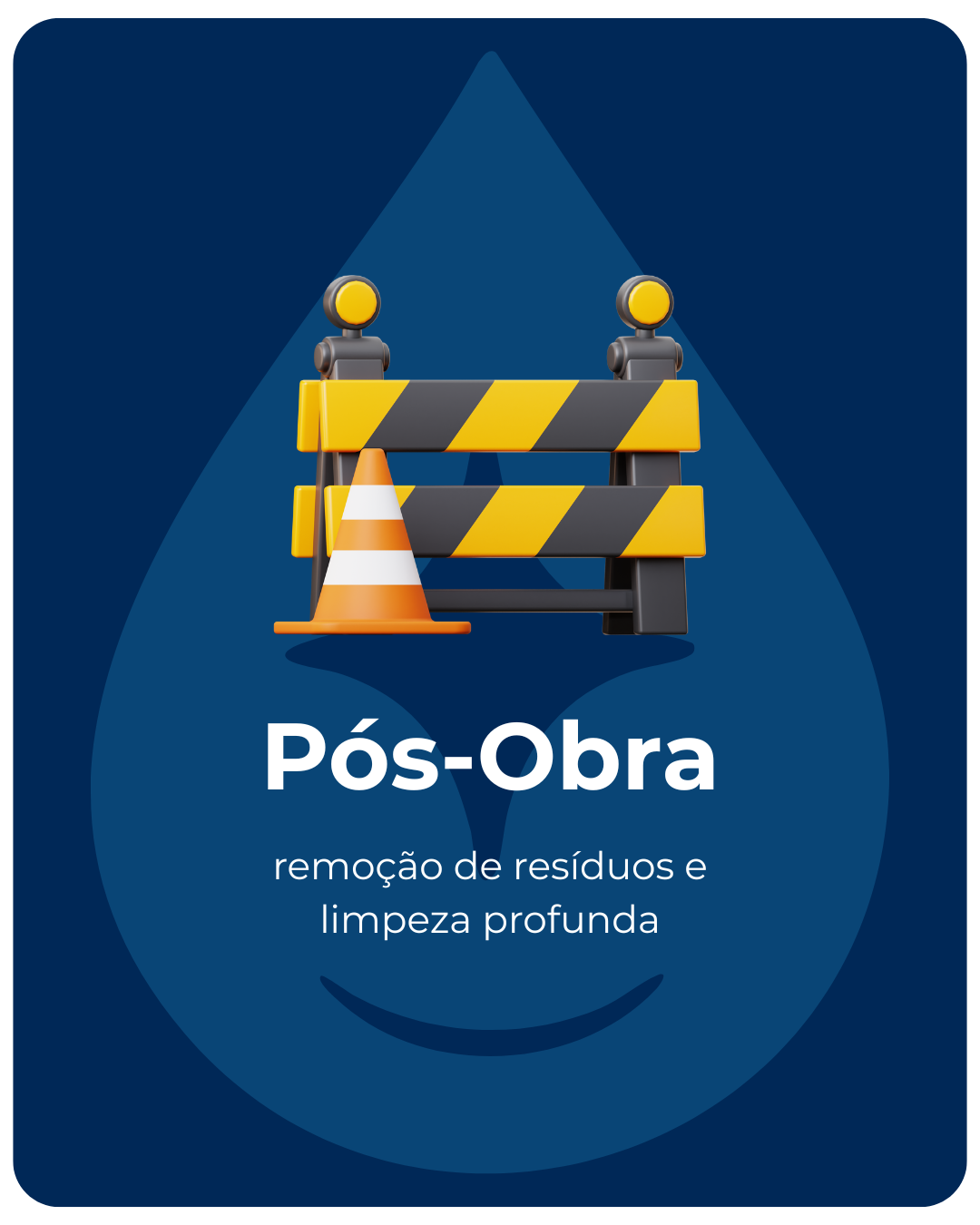 Pós-Obra – remoção de resíduos e limpeza profunda